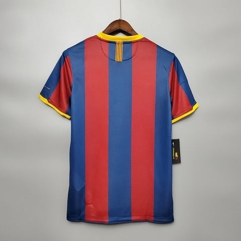 Camisa Barcelona Retrô 2010/2011 Azul e Grená - Nike