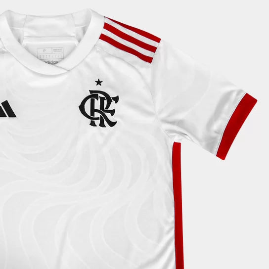 Camisa Feminina Flamengo Away II 24/25 - Branco