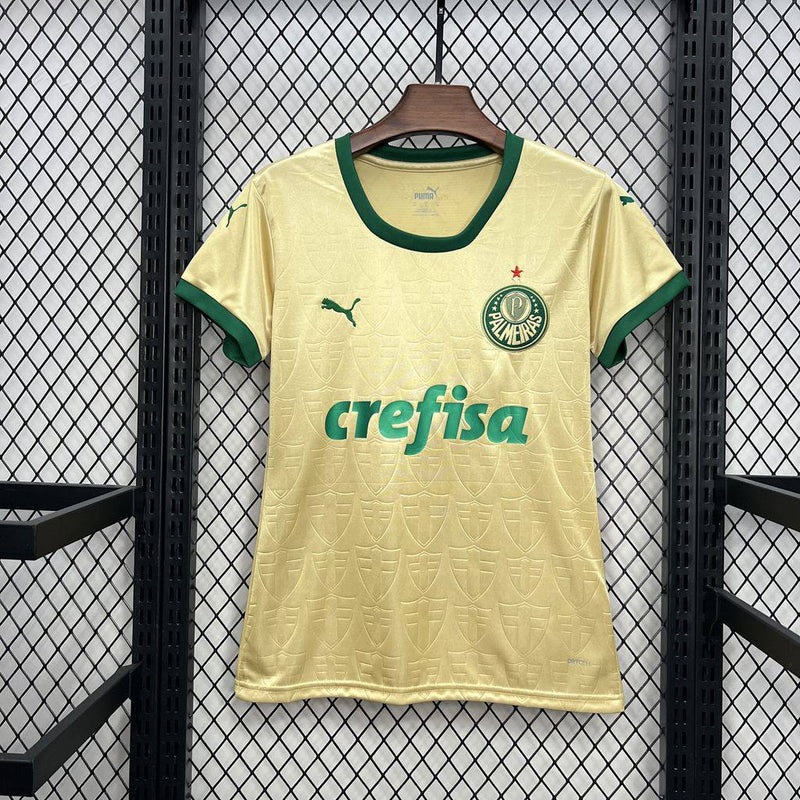 Camisa Feminina Palmeiras Third lll - Dourada