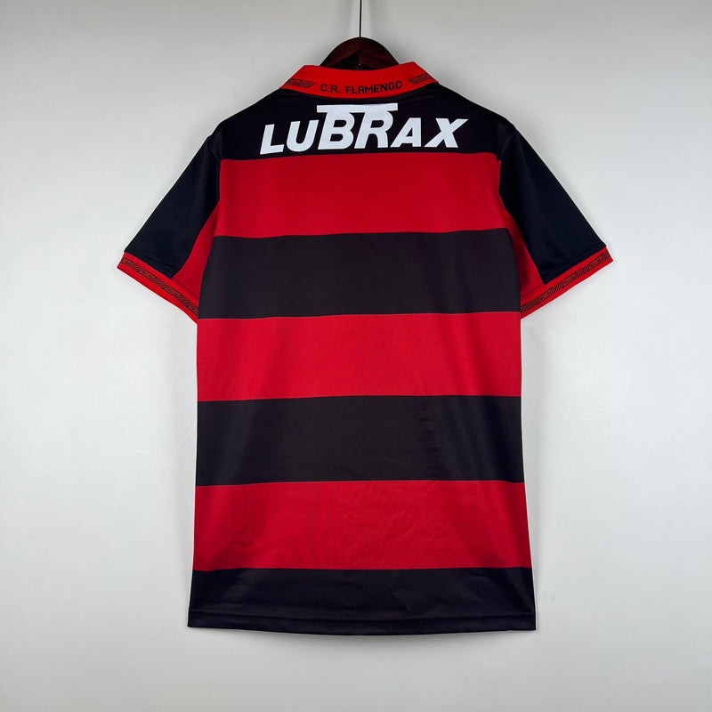 Camisa Flamengo Retrô 1990 - Vermelha e Preta