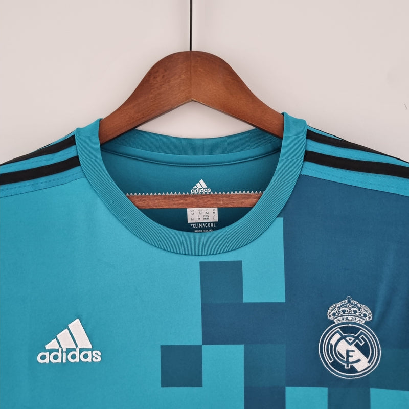 Camisa Manga Longa Real Madrid 17/18 Adidas - Azul