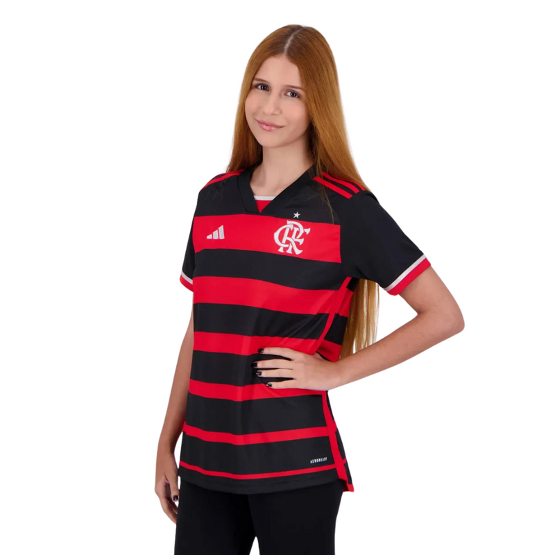 Camisa Flamengo Feminina Adidas 2024/25 Home