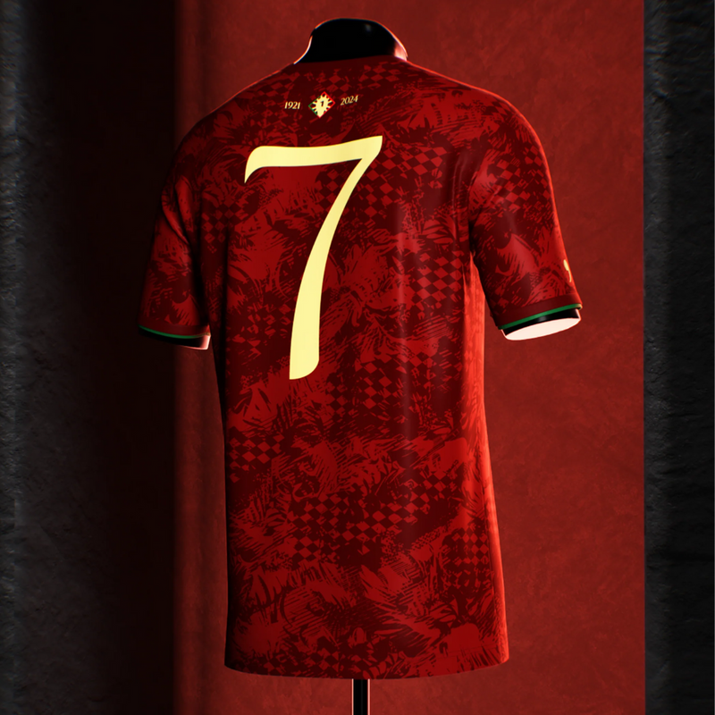 Camisa Portugal The Siu Cristiano Ronaldo 7 EURO 24/25 s/n° Torcedor Masculino - Vermelho