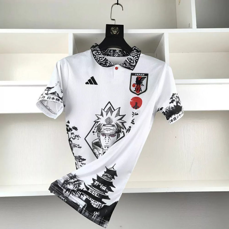 Camisa Japão Edição Naruto 2024 s/n° Torcedor Masculino - Branco.