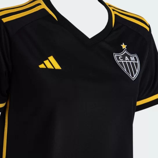 Camisa Atlético Mineiro feminino III 23/24 Adidas - Preto