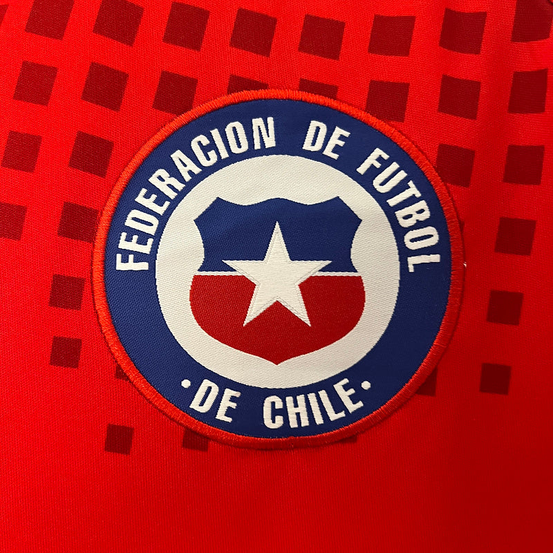 Camisa Chile 24/25 Home I - Vermelho