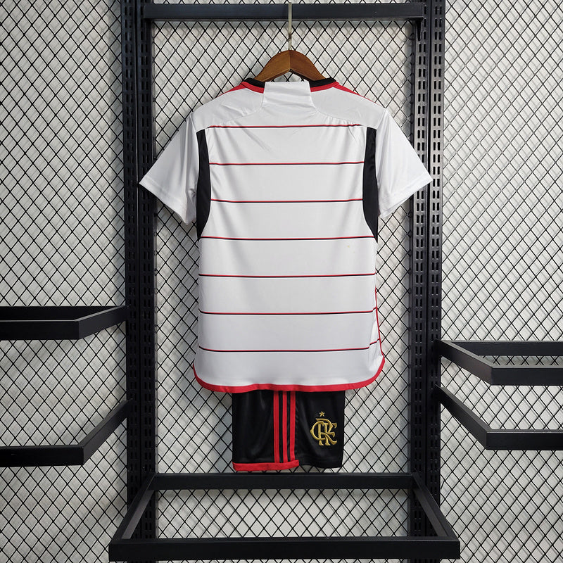 Kit Infantil Flamengo 23/24 - Branco