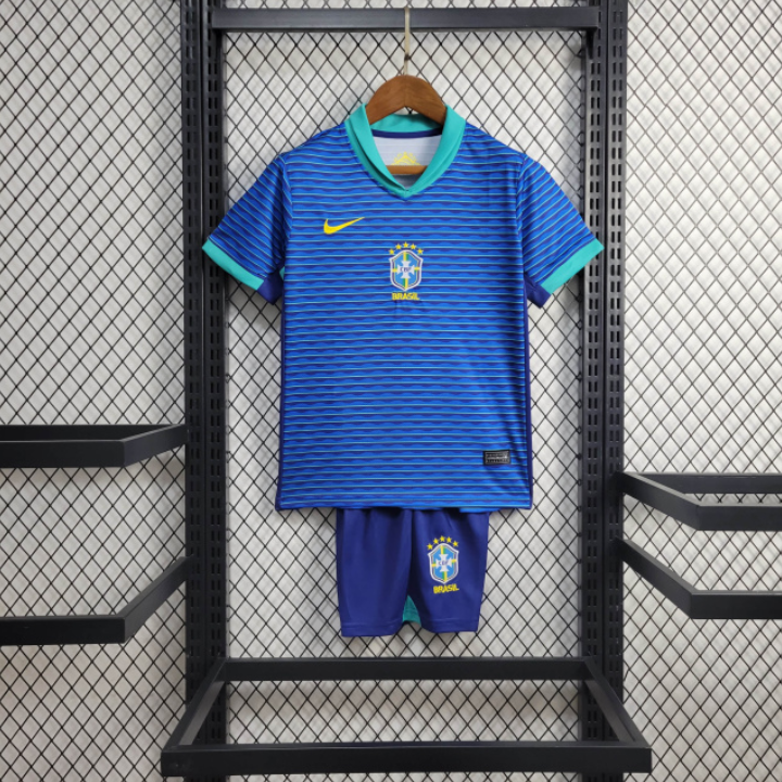 Conjunto Infantil Seleção Brasil ll 24/25 Listrada