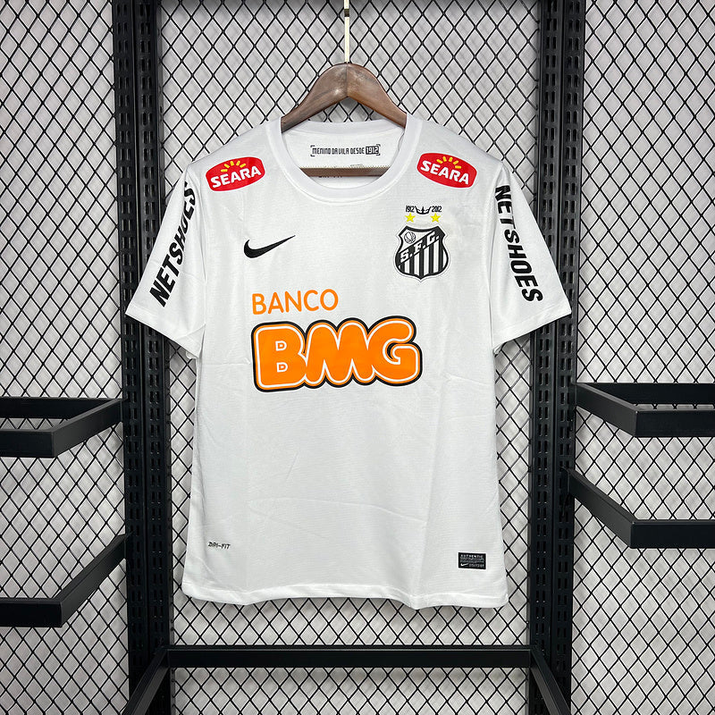 Camisa do Santos Retro l - 2011/2012 - Branco camisa do santos 2011 neymar