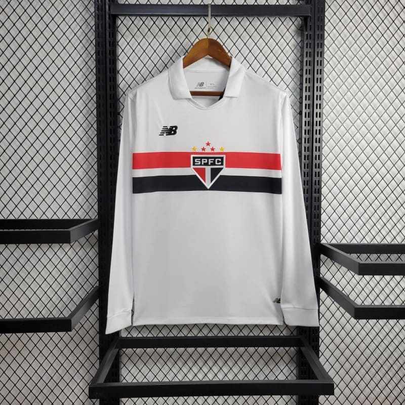 Camisa 24∕25 Manga longa São Paulo Branco