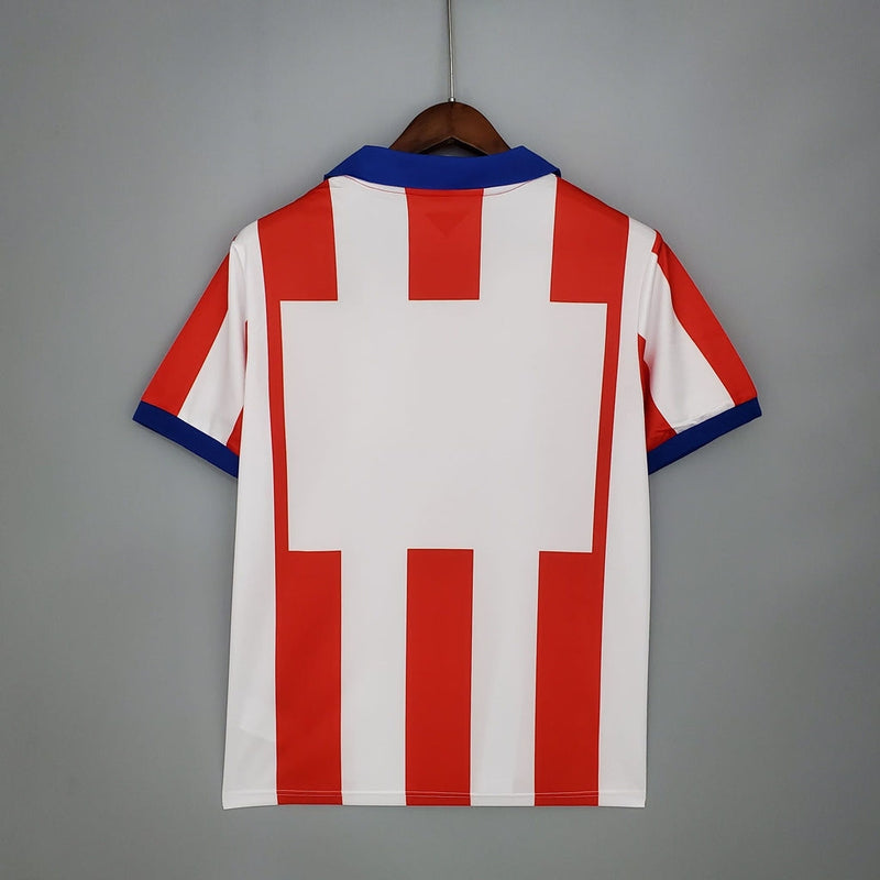 Camisa Atlético de Madrid Retrô 2014/2015 Branca e Vermelha - Nike