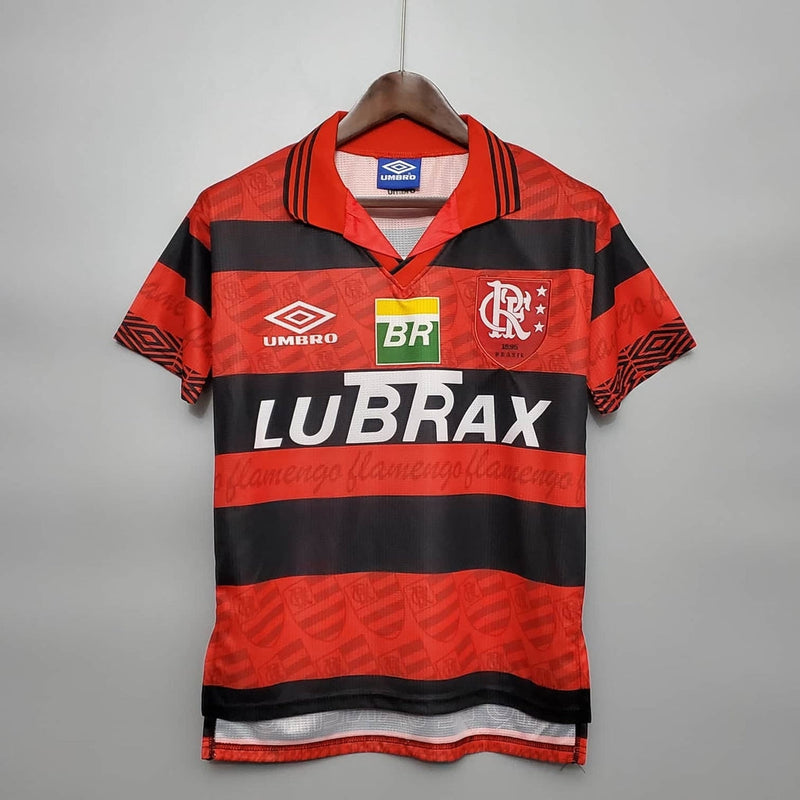 Camisa Flamengo Retrô 1995 Vermelha e Preta