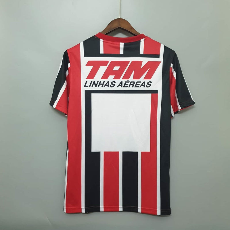 Camisa São Paulo Retrô 1993 Vermelha e Preta - Penalty